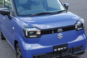 軽EVの本命かも…スズキ初の軽乗用EV『eスカイ』に興味津々！ 　SNSでは「かっこかわいい」「値段どれ位？」など注目 画像