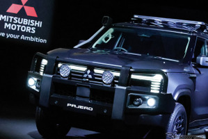 トヨタ一強を崩して！　三菱の新型『パジェロ』世界初公開にSNS沸く！…「カンガルーバー」装着車にも注目 画像