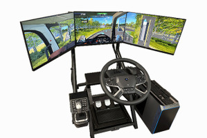 日野自動車が開発協力、大型＆普通車向け「自動車教習シミュレーター」製品化…「東京ゲームショウ2026」で展示へ 画像