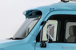 ホンダ・N-VAN用「トラックミラー」「ルーフバイザー」登場、純正超えの視野角とレトロデザインを両立…ダムド 画像