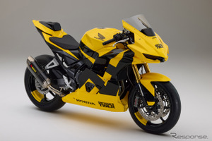 ホンダとオニツカタイガーがコラボ、「タイガーイエロー」の新型バイク『ミッド・スポーツ・コンセプト』初公開 画像