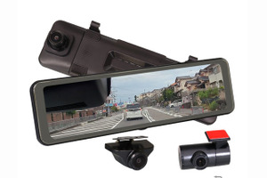 MAXWIN、軽自動車向け10.88インチミラー型ドラレコ発売 画像