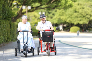 【超高齢化社会】お年寄りとの車移動に便利な“電動折りたたみタウンカート” 画像
