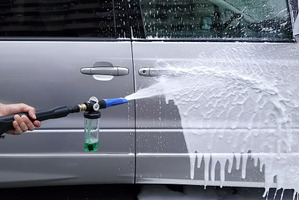 高圧洗浄機での洗車に…ヒダカ「泡散布用ノズル」のススメ 画像