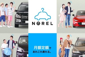 クルマ乗り換え放題サービス「NOREL」、始動…月額定額 画像