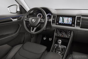 シュコダの新型SUV、コディアック…インテリア先行公開 画像