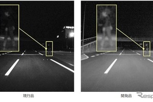デンソー、夜間の歩行者認識性能を向上した画像センサーを開発 画像