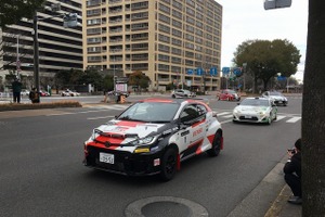 本物のラリーカーが走行、「新城ラリーパレード in 名古屋」2月19日 画像