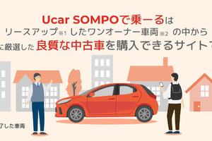 クルマ定額サービス「SOMPOで乗ーる」、中古車プランの提供開始 画像