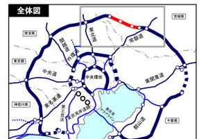 来年2月26日に圏央道茨城県区間が全線開通！外環道は対距離制料金へ移行 画像