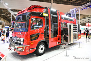 ヒーローの相棒、モリタの消防車キャビンはかっこいい…東京国際消防防災展2023 画像