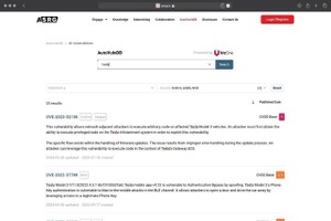 自動車セキュリティ強化へ「AutoVulnDB」発表…自動車業界に特化した脆弱性データベース 画像