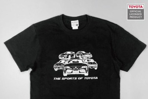 トヨタ『スープラ』デザイン Tシャツ発売…歴代のイラスト 画像