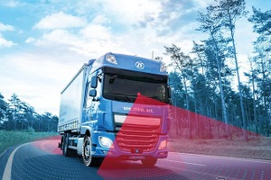 ZF、商用車向け先進運転支援システム発表…自動で車線変更が可能に 画像