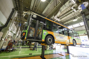 バス整備工場を見学!! 都営バス100周年×はとバス75周年記念【夏休み】 画像