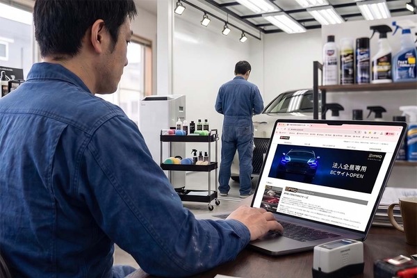 クルマの長期保有化でカーケア事業は追い風…プロ向け本格ボディコーティング剤をメーカー直送・卸値でオーダー可能な法人向けEC「BPRO+」の利用価値を知る 画像